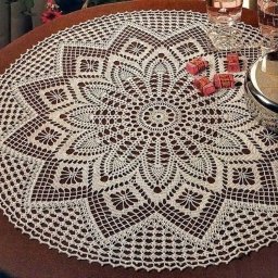 Красивая салфеточка крючком