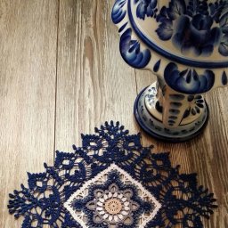 Невероятная салфетка крючком