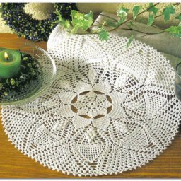 Салфетка с ананасовыми лепестками, интересно!