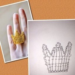 Милые аппликации крючком