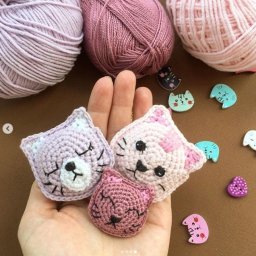 Брошь "Кисонька"