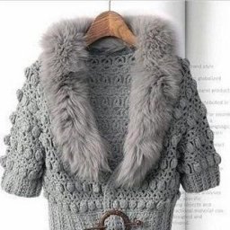 Красивый жакет, вяжем спицами