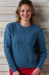 Пуловер "Ледяные дорожки"