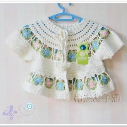 Милая детская кофточка крючком