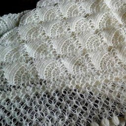 Симпатичная шаль крючком