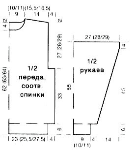 Мужской свитер спицами с узором ромбы Мужской свитер спицами с узором ромбы