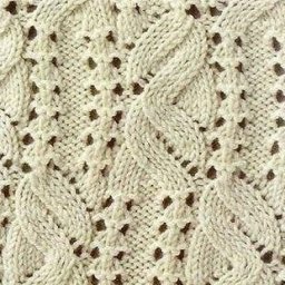 Узор спицами в копилку мастерицы