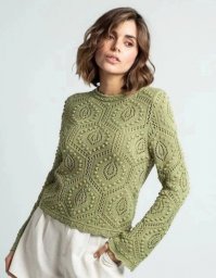 Ажурный женский джемпер, связанный спицами: утонченность и комфорт в вашем гардеробе