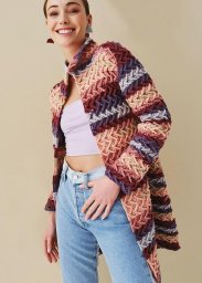 Вязаный кардиган крючком – стиль и уют в одном изделии