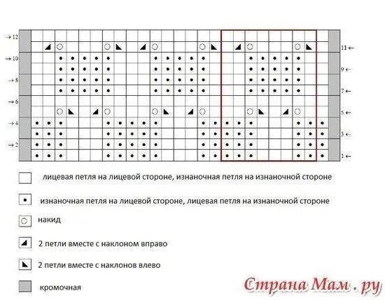 Футболка - поло узором "Плетенка"