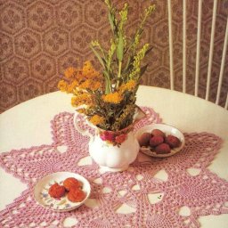 Изысканная салфетка, вяжем крючком