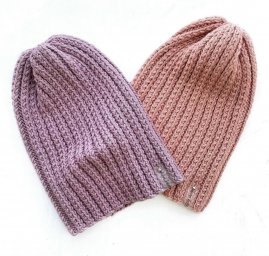 Шапочка со скрещенными петлями