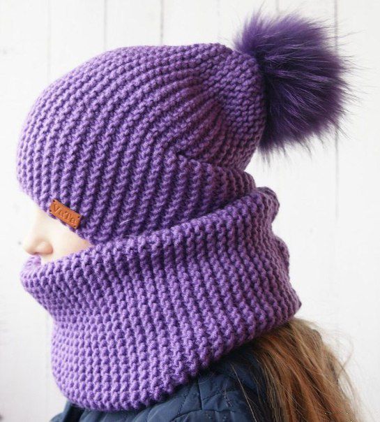 Тёплая шапочка-бини - модный акцент зимнего гардероба