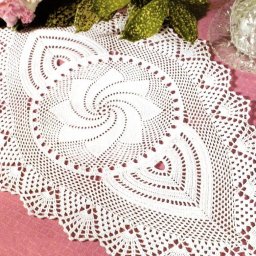 Ажурная салфетка крючком