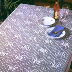 Ажурная скатерть крючком