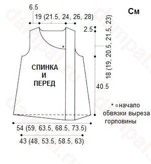 Летний топ с ассиметричной полосой