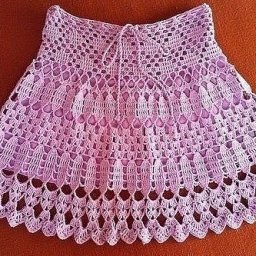 Нежная юбочка, связанная крючком