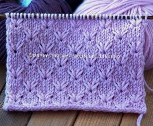 Узоры спицами в копилку мастерицы