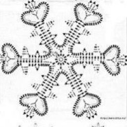Новая подборка праздничных снежинок