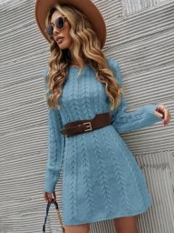 Платье спицами, модель для вдохновения