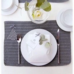 Салфетка крючком, идеальный вариант для подставки