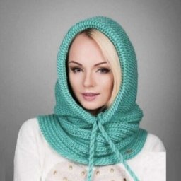 Шапка-капор спицами