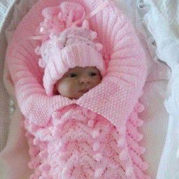 Нежный конверт для новорожденного