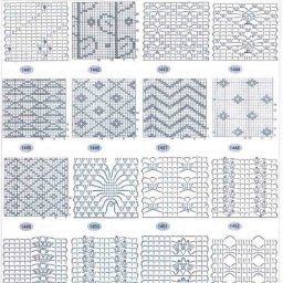 Подборка узоров крючком
