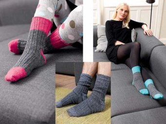 Носки спицами, универсальный вариант