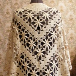 Интересная шаль, вяжем с удовольствием!