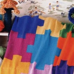 Из пазла можно даже плед собрать!