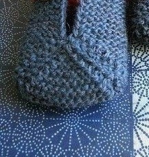 Тапочки, которые вяжутся очень быстро Тапочки, которые вяжутся очень быстро