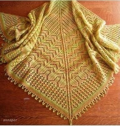 Треугольная шаль. Шаль Мохана / Mohana Shawl