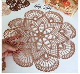 Салфетка крючком