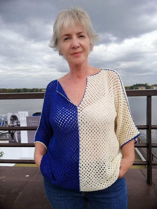 Летняя туника крючком