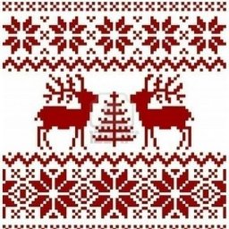 Жаккардовые схемы с оленями, в копилку!