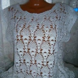 Кофточка с узором "Ананасы"