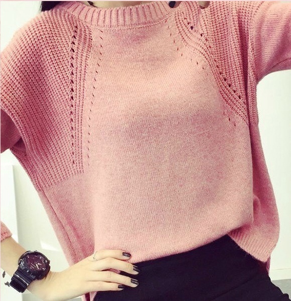 Узор для женского пуловера спицами