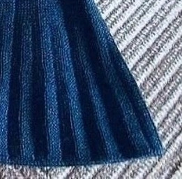 Детская юбка спицами