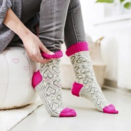 Жаккардовые узоры для носочков