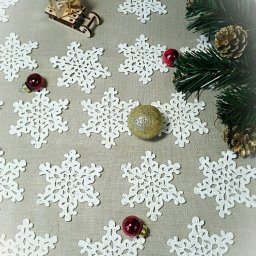 Ажурные снежинки крючком