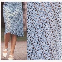 Интересный узор для стильной юбки