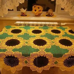 Яркая скатерть "Подсолнухи"