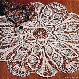 Салфетка крючком