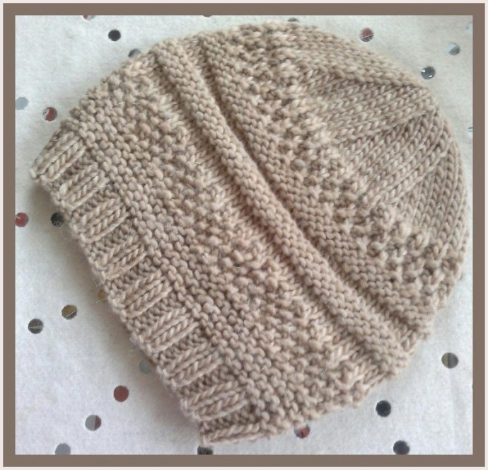 Шапка спицами