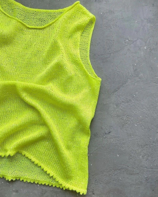 Летний топ изо льна