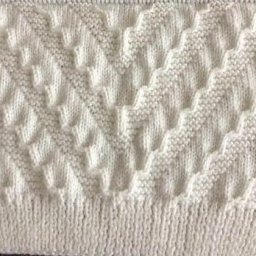 Вяжем красивую волну