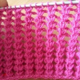 Ажурный узор спицами