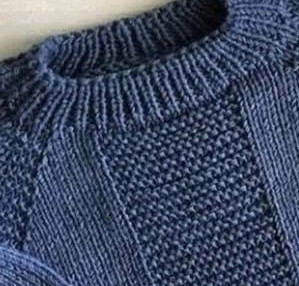 Джемпер для мальчика, вяжем спицами