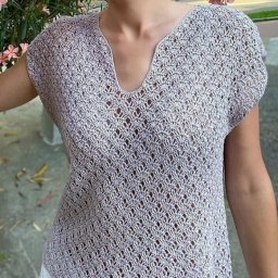 Летний топ крючком
